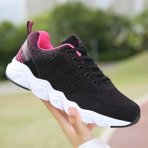 New Womens Running Shoes Light Weight Sport Shoes for Women Soft Sole Gym Shoes Fashion Girl Breathable Walking Shoes Ladies