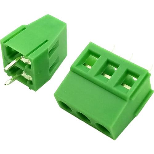 20pcs KF128-5.08-3P KF128-3P 300V 10A Screw 3Pin 5.08mm Straight Pin PCB Screw Terminal Block Connector
