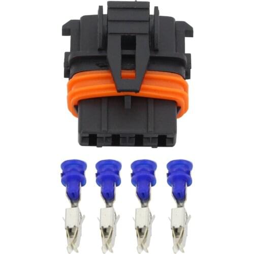 4 Pin connector bosch connector ECU car connector with terminal 368162-1, DJ7046B-3.5-21