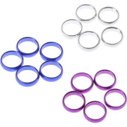 5 Pcs/lot Aluminum Alloy Mini Darts Flights Protectors Rings Savers 0.01g Ultra Lightweight Darts Accessories