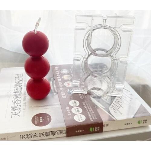 Acrylic Plastic Candle Mold Handmade Art Decoration Aromatherapy Candle Mould DIY Material Candle Molds for Candle Making