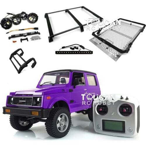 Capo 1/6 RC SIXER1 Samurai Crawler Car Model Assembled Servo Motor Steering Roof Light toys for boys THZH0560-SMT6
