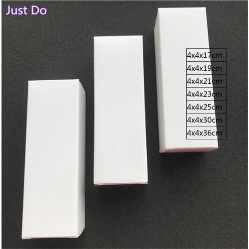 4x4x36cm long white paper box Long Packing White Paper Container Boxes Craft Paper Favor Gift Package boxes