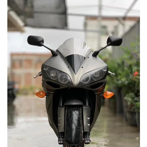 For Yamaha YZF 1000 R1 2004 2005 2006 Windscreen WindScreen Double Bubble YZF1000 R1 04 05 06 Black