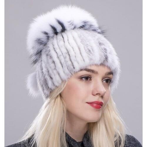 Fxfurs Women's Knitted Hats