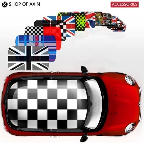 Classic full whole cover roof Graphics stickers decal Customized for MINI Cooper clubman countryman R50 R53 R55 R56 R60 F55 F56