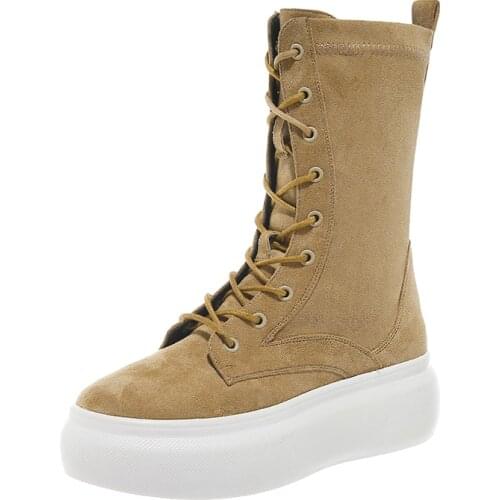 Handsome Martin Boots Childrens Autumn British Wind Thick Bottom Increased 2019 New Spring And Autumn Single Boots Shoes