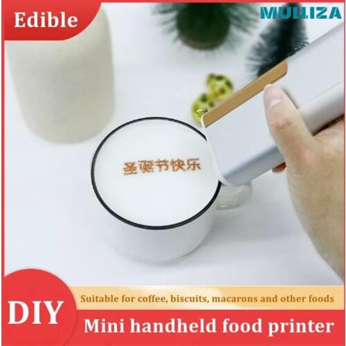 Mini Portable Food Edible Ink Printer PrintPen Inkjet Pen Print Custom DIY Bread Coffee Beer Latter Printing Pen