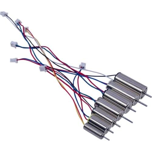 2pcs Coreless motor with 1.25mm plug 412 612 716 720 816 8520 3.7V quadcopter high speed model airplane micro DC motor