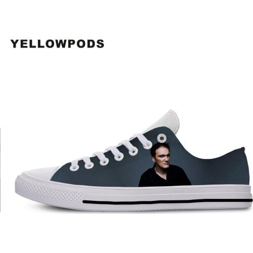 Mens Casual Shoes Hot Sale For Quentin Tarantino Men Breathable Canvas Walking Man Shoes Chaussure Homme Factory Sales