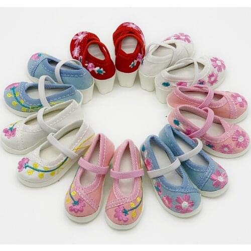 5 Color 7.8cm heels dolls shoes For 16inch 1/3 BJD shoes, sandals fit 60cm SD dolls children Christmas gift