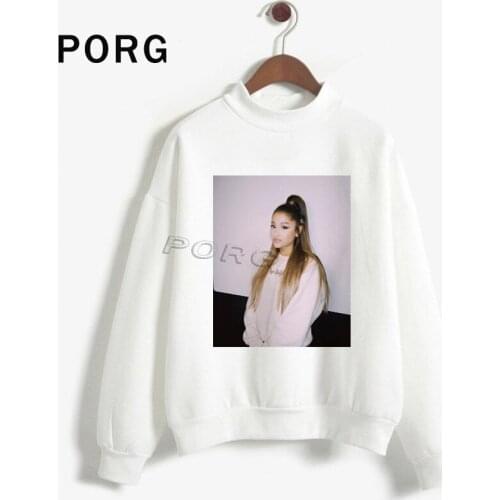 Ariana Grande Womens Hoodies Sudaderas Harajuku Aesthetic Ullzang Vintage Korean Hoodie Sweatershirt Streetwear Pink Clothing