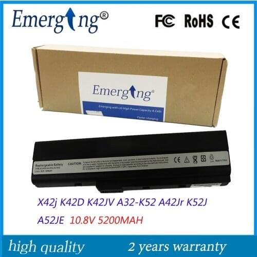 11.1v 4400mah High Quality Korea Cell New Laptop Battery for ASUS A31-K52 K52 A52 A52 FA52J A52JB K42 K42J K42JB K42JV