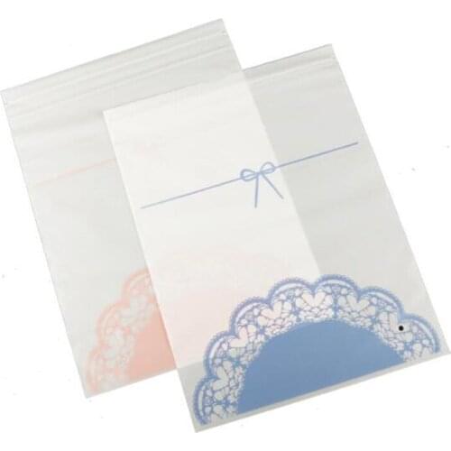 50pcs Frosted Plastic Bag with Vent Hole Self Seal Reusable Reclosable Clothes Underwear Travel Storage
