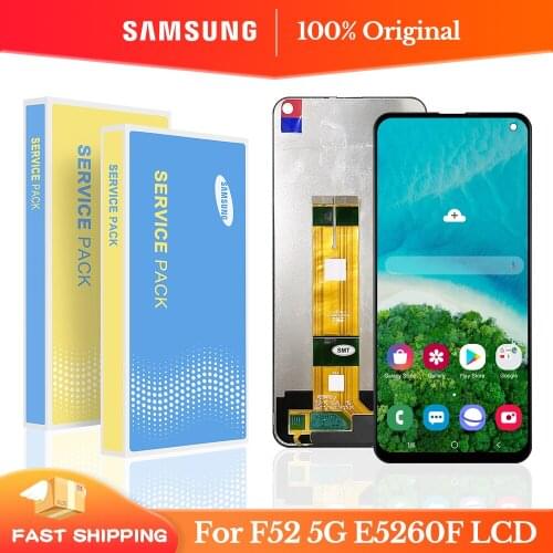 6.6'' Original For Samsung Galaxy F52 5G LCD display Touch Panel Screen Digitizer Assambly Replacement For Samsung F52 5G E5260