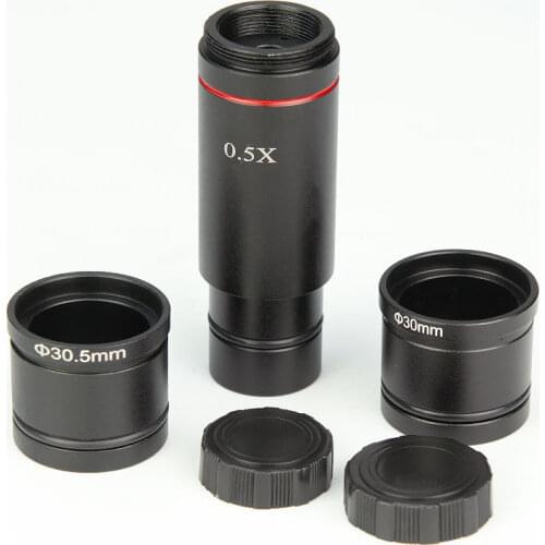 Microscope camera Adapter 23.2mm 0.5X Reduction Lens Microscope Electronic Eyepiece 0.5X C mount adapter for CCD Camera