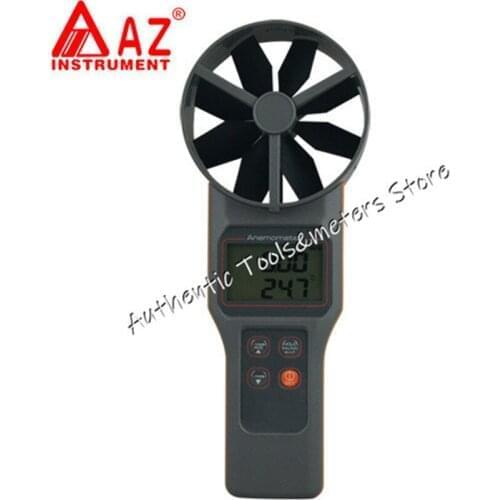 AZ-8916 10cm Vane TEMP&Anemometer Measures Air Velocity Volume Temperature Tester AZ8916