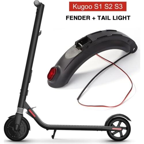 Scooter Rear Light Mudguard Guard Outdoor Portable Scooter Scooter Skateboard Fenders Skateboard for Kugoo S1 S2 S3