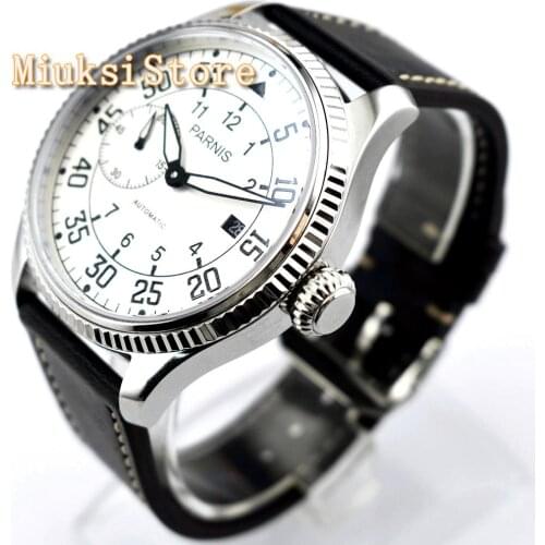 45mm mens top luxury brand Parnis automatic men watchdate luminous waterproof fashion classics mechanical watch