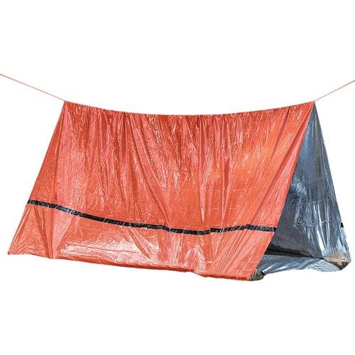 Emergency Tent, Camping Tent, Temporary Sleeping Bag, Emergency Blanket Survival Gear Includes Nylon Sack, Survival Smart