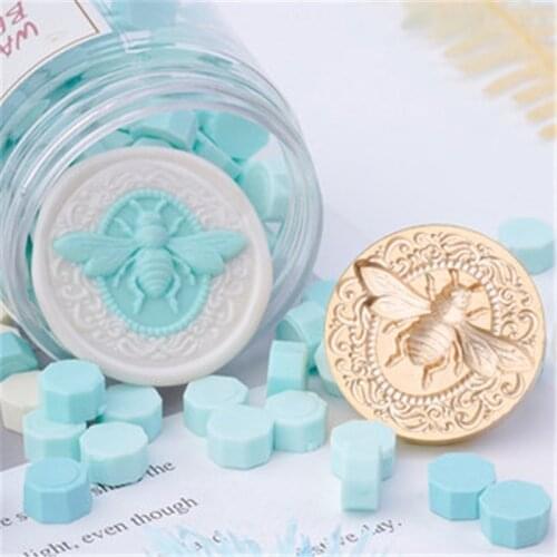3D Relief Bee Stamp Head Custom DIY Mini Heads Original Wax Seal Stamps Postage Journal Package Wedding Date Gifts Envelope Tool