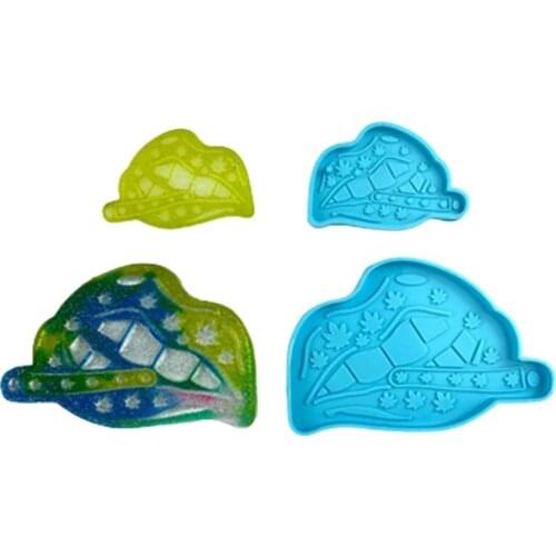 Lip Shaped Coaster Cup Mat Pad Epoxy Resin Mold Keychain Pendant Silicone Mould DIY Crafts Ornaments Jewelry Casting Tools X4YA