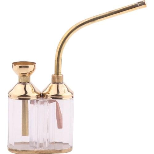 Creative Dual use New Popular Mini Hookah Shisha Tobacco Smoking Pipes Metal Cigarette Holder Acrylic Water Pipe