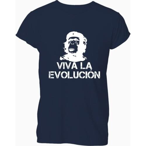 2019 Summer Fashion Men O-Neck T Shirt Viva La Evolution Evolucion Funny Chimp T Shirt Tshirt Mens Womens Gift