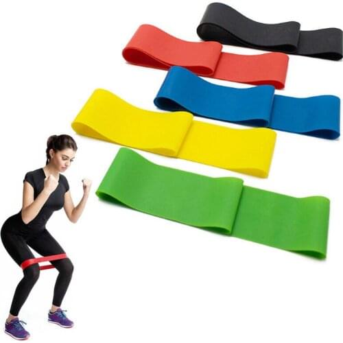 Training Fitness Bands 5 Levels Exercise Yoga Mini Resistance Rubber Bands Elastic Fitness Gum Pilates Sport Workout Equipment