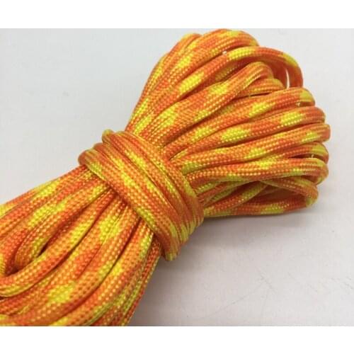 10yds Paracord 550 Parachute Cord Lanyard Rope Mil Spec Type III 7 Strand Climbing Camping Survival Equipment #Multicolor SZ131