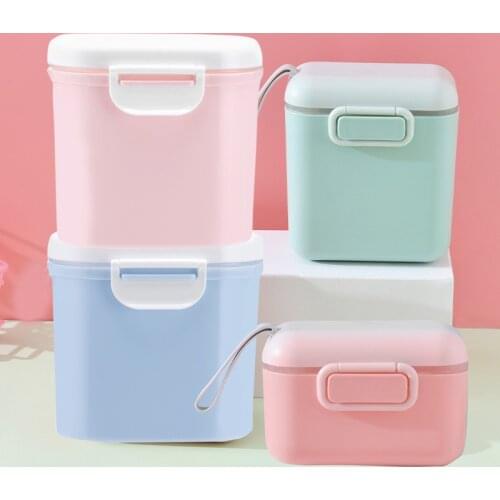 Maternal And Child Supplie Baby Milk Powder Box Out Large-capacity Milk Powder Storage Box Baby Portable Milk Powder Compartment