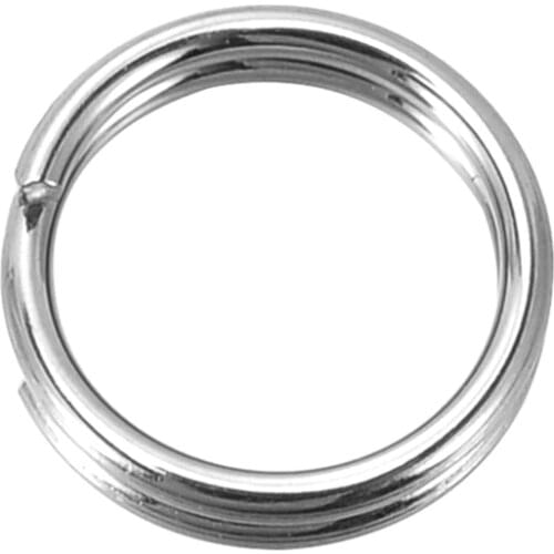 DoreenBeads silver color Stainless Steel Split Rings 7mm, sold per packet of 50 Hot new