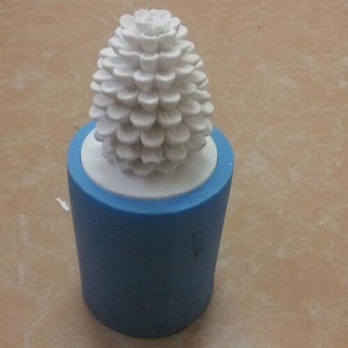 Silicone DIY handmade soap candle cake decoratingCylinders and pine cones mold