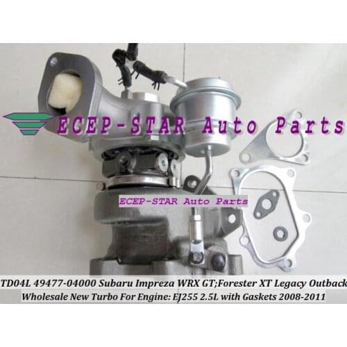 TD04L 49477-04000 14411AA710 Turbo Turbocharger For SUBARU Impreza WRX GT Forester XT Legacy Outback 2008-11 EJ255 2.5L Gaskets
