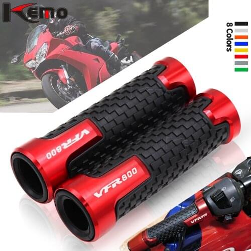 For HONDA VFR800 VFR 800 7/8" 22mm Universal Motorcycle Accessories CNC Aluminum Handlebar Hand Grips Handle Bar End Grip