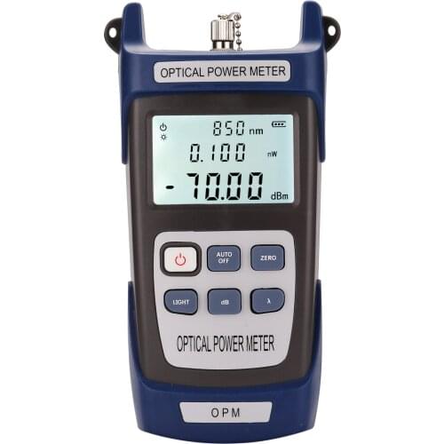 Fiber Optic FTTH Tool Kit with Stripping Pliers and Millers Pliers Fiber Cleaver Optical Power Meter 5km Red Laser Pointer