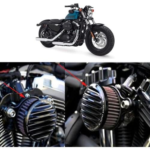 Motorcycle Air Filter Intake Filter For Harley Sportster XL883 XL1200 x48 2004 2005 2006-2016 Universal Air Cleaner Filter
