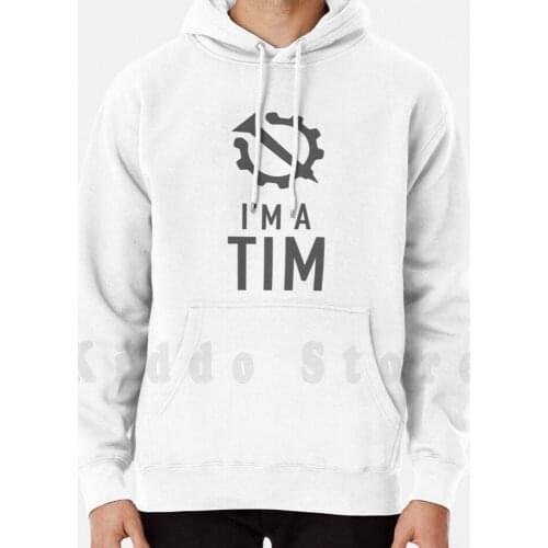 I'M A Tim ( Grey On White ) hoodies long sleeve Hello Internet Cgp Grey Brady Haran Nail And Gear Nail Gear Cortex