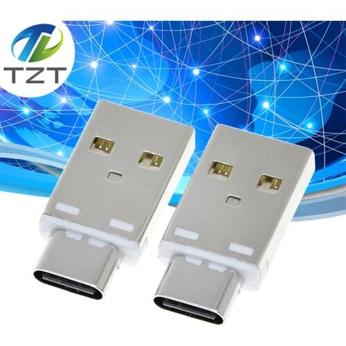 TZT 5A Mini Converter TYPE A Male USB To TYPE-C Female USB 3.1 Plug Connector Compatibility QC4.0 QC3.0 PD Mobile Phone Charger