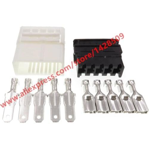 5 Sets 5 Pin High Current Car Connector Automotive Plugs Female Male Wire Electrical Cable Connectors