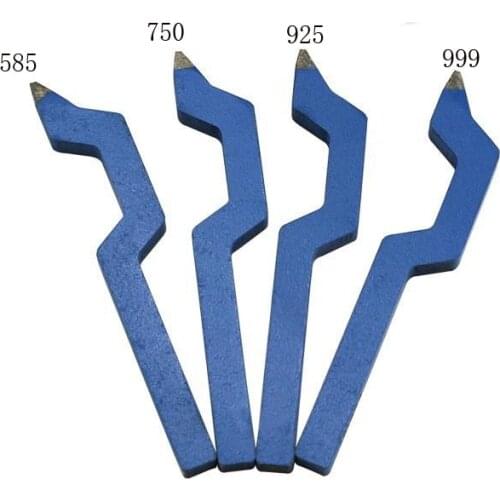 585 750 925 999 Ring Bracelet Earring Buckle Jewelry Making Tool Metal Steel Punch Mold Mark Stamp Gold Silver Sterling