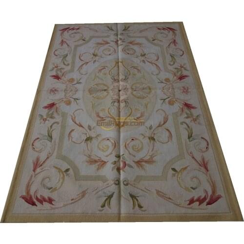 Antique aubusson rugs Hand Knotted Carpet for carpets living room Renaissance wool knitting carpets