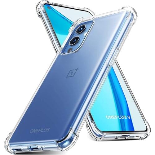 Case For Oneplus 9 Reinforced Corner Soft TPU Shockproof Cover For Oneplus 8 Pro 5 3 3T 6 7 7T Pro 9R Nord N10 N100 Couqe