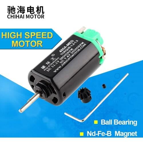 CHF-480SA-MED 38000rpm Medium Axis High Speed AEG Motor Without Shaft Sleeve For Airsoft SIG Models Gel Blaster Guns