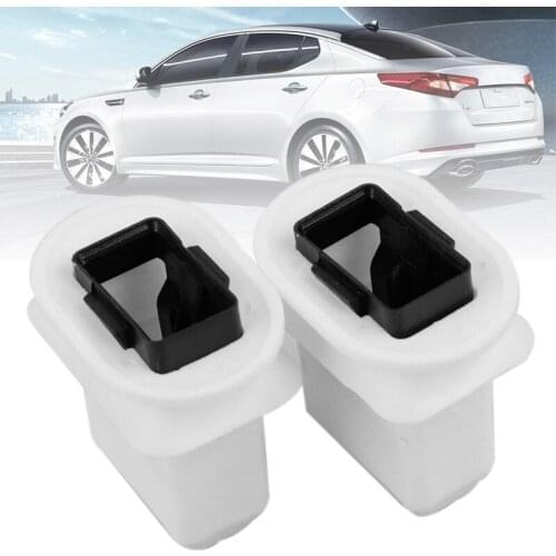 For Audi Q7 A4 A6 For Quattro S4 S6 2pcs Durable Plastic Rear Seat Bench Bracket Clip fit 2.7 x 1.5cm Hole Mayitr