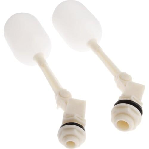 DN15 DN20 Plastic Mini Float Ball Valve Shut Off 1/2" 3/4" Automatic Feed Fill Fish Tank Aquarium Water Humidifier Valve