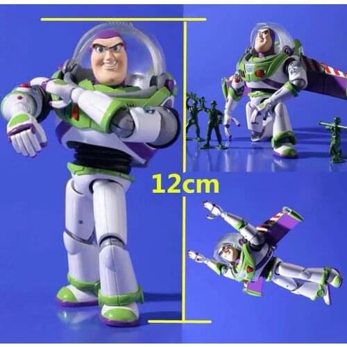 Toy Story Action Figure Movable Ornaments Buzz Lightyear Model Toys 12cm