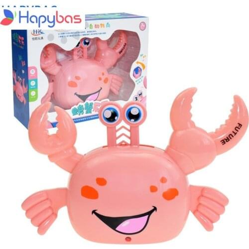 Electric Standing Crab Light Music Crab Walking Dancing Automatic Turn Children Gift Toy Christmas Gift