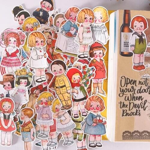 20sets/1lot kawaii Stationery Sticker Tomato soup doll series Diary Planner junk journal Decorative Scrapbooking DIY Craft