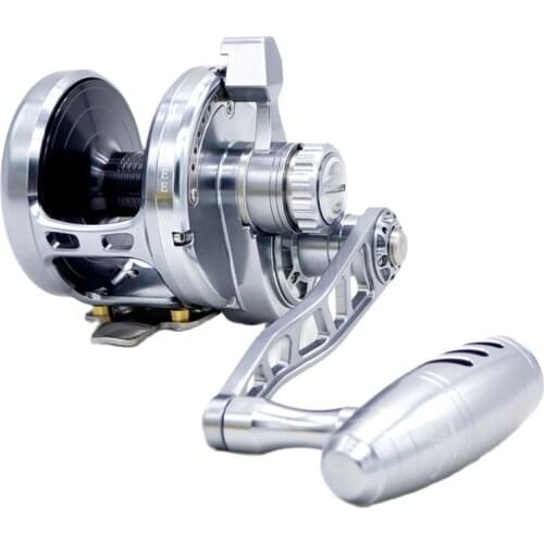 CAMEKOON HU50 Slow Jigging Fishing Reel 9+2 BBs Gear Ratio 5.3:1 Max Drag 32kg Trolling Reel Left/Right Hand Saltwater Reel